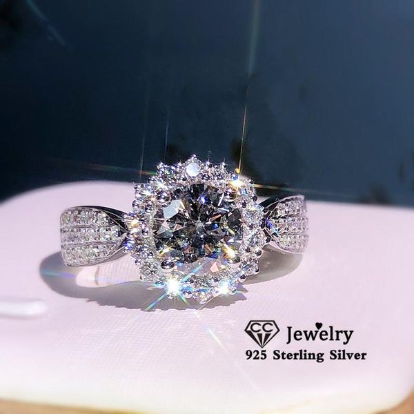 cluster rings women s925 sterling silver cubic zirconia round stone luxury fine jewelry bridal wedding bague drop 3141, Golden;silver
cluster rings women s925 sterling silver cubic zirconia round stone luxury fine jewelry bridal wedding bague drop 3141, Golden;silver