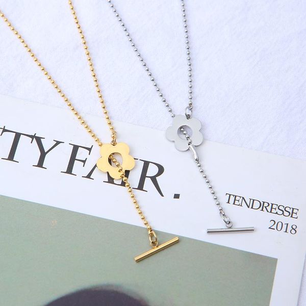 pendant necklaces ins sunflower ot clasp titanium steel chain necklace with small and pure fresh temperament personality trendy clavicle, Silver
pendant necklaces ins sunflower ot clasp titanium steel chain necklace with small and pure fresh temperament personality trendy clavicle, Silver