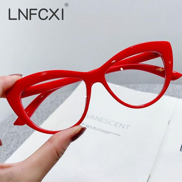 fashion sunglasses frames lnfcxi eyeglasses for women cat eye glasses frame red white clear optical spectacles blue light blocking, Black
fashion sunglasses frames lnfcxi eyeglasses for women cat eye glasses frame red white clear optical spectacles blue light blocking, Black