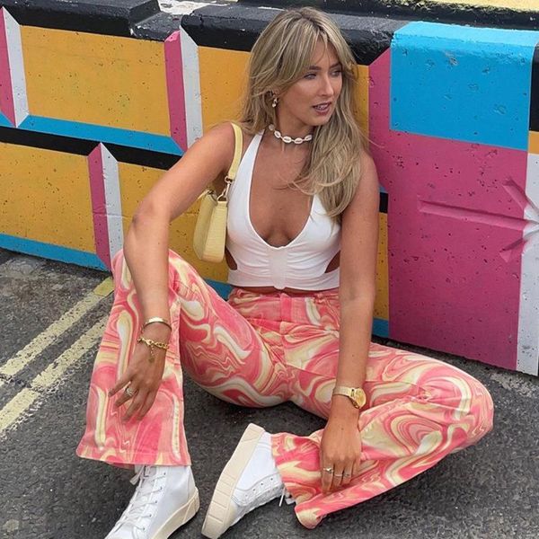 women's pants & capris trousers women baggy chic casual for quality vintage sweatpants korean print pant female, Black;white
women's pants & capris trousers women baggy chic casual for quality vintage sweatpants korean print pant female, Black;white