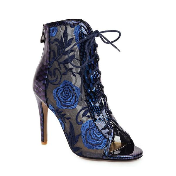 dress shoes 2021 summer fish mouth cool boots net small heel embroidery size, Black
dress shoes 2021 summer fish mouth cool boots net small heel embroidery size, Black