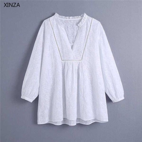 women's knits & tees women white embroidered blouse puff sleeve front lace inserts spring blouses woman fashion pleated vintage l
women's knits & tees women white embroidered blouse puff sleeve front lace inserts spring blouses woman fashion pleated vintage l