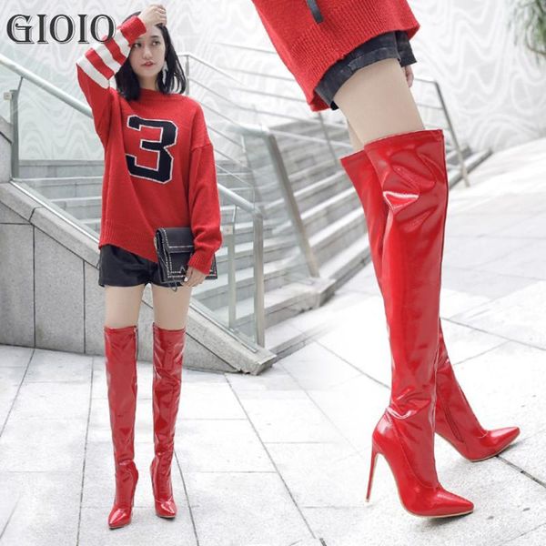 boots gioio ins designer platform high heels women's pointed over-the-knee mid calf zipper goth ladies shoes, Black
boots gioio ins designer platform high heels women's pointed over-the-knee mid calf zipper goth ladies shoes, Black