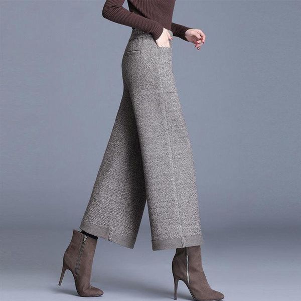 women 2021 autumn winter fashion high elastic waist corduroy wide leg pants female streetwear long straight trousers q109 women's & cap, Black;white
women 2021 autumn winter fashion high elastic waist corduroy wide leg pants female streetwear long straight trousers q109 women's & cap, Black;white