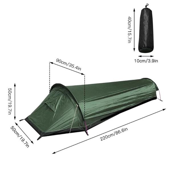tents and shelters camping backpack travel ultralight single tent army green outdoor hunting bird watching play equipment waterproof sleepin
tents and shelters camping backpack travel ultralight single tent army green outdoor hunting bird watching play equipment waterproof sleepin
