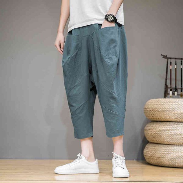 pant baggy cross cotton linen calf length harem pants korean style hip hop streetwear men trousers, Black
pant baggy cross cotton linen calf length harem pants korean style hip hop streetwear men trousers, Black