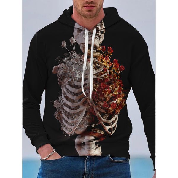 Avant-garde Style Men's 3D Printed Hoodie Visual Impact Party Top Punk Gothic Round Neck High Quality Sweatshirt Hoodie, Black
Avant-garde Style Men's 3D Printed Hoodie Visual Impact Party Top Punk Gothic Round Neck High Quality Sweatshirt Hoodie, Black