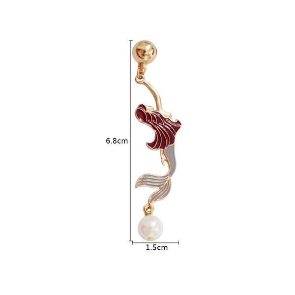 stud 6 pair /lot quality fashion jewelry gold metal enamel mermaid earrings for women, Golden;silver
stud 6 pair /lot quality fashion jewelry gold metal enamel mermaid earrings for women, Golden;silver