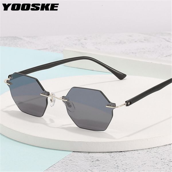 designer sunglasses yooske 2021 rimless men's vintage frameless sun glasses for women fashion trimming eyeglasses outdoor goggles uv400, White;black
designer sunglasses yooske 2021 rimless men's vintage frameless sun glasses for women fashion trimming eyeglasses outdoor goggles uv400, White;black
