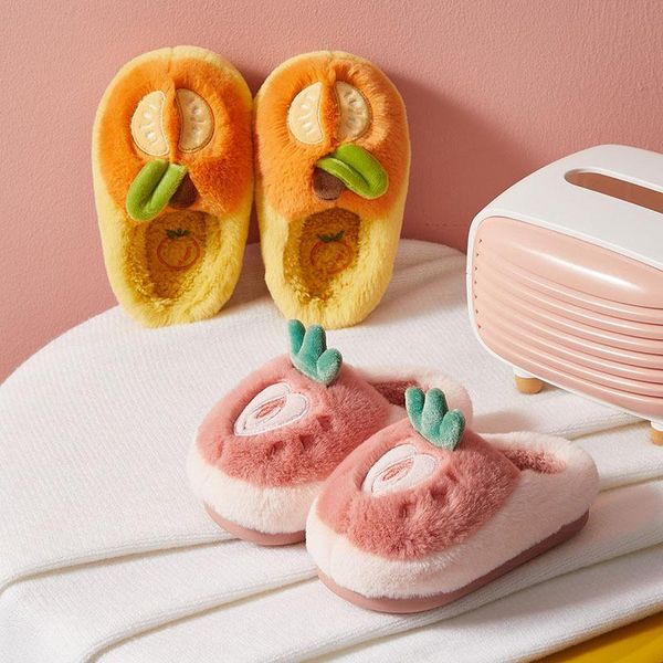 slipper 5 colors cute fruit design fur slippers for boys girls 2021 winter kids home soft warm child indoor shoes flip flop, Black;grey
slipper 5 colors cute fruit design fur slippers for boys girls 2021 winter kids home soft warm child indoor shoes flip flop, Black;grey
