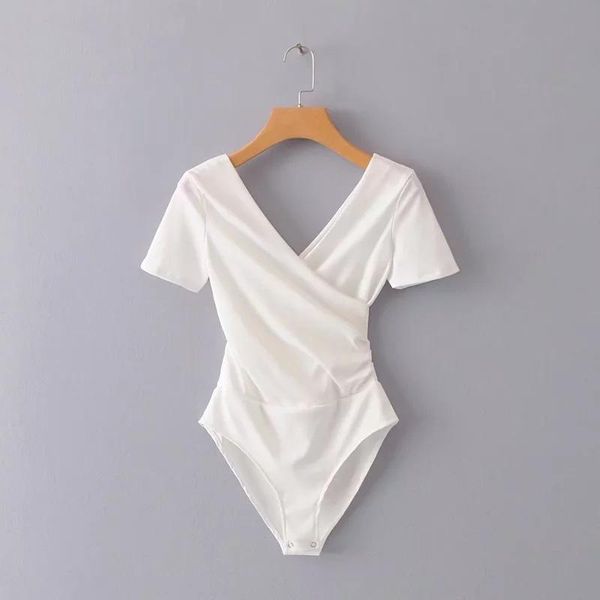 women's jumpsuits & rompers women cross v neck knitted bodysuits black white short sleeve stretchable playsuits female fashion chic
women's jumpsuits & rompers women cross v neck knitted bodysuits black white short sleeve stretchable playsuits female fashion chic