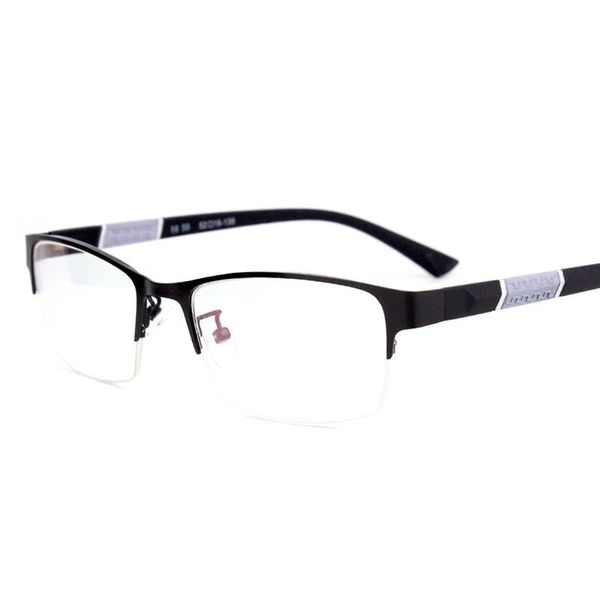 fashion sunglasses frames classic half frame business leisure men's metal glasses steel, Black
fashion sunglasses frames classic half frame business leisure men's metal glasses steel, Black