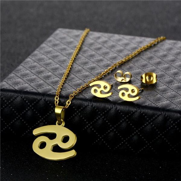 cancer small 12 zodiac sign necklaces with gift constellations pendant gold chains choker for women mother fashion jewelry, Silver
cancer small 12 zodiac sign necklaces with gift constellations pendant gold chains choker for women mother fashion jewelry, Silver