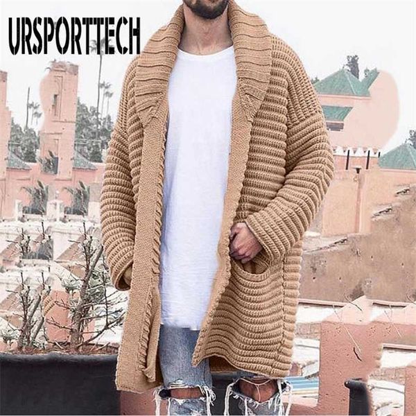 autumn winter men's cardigan sweater coat knitted medium length long sleeve lapel pocket solid thicken warm sweater casual coats 211221, White;black
autumn winter men's cardigan sweater coat knitted medium length long sleeve lapel pocket solid thicken warm sweater casual coats 211221, White;black