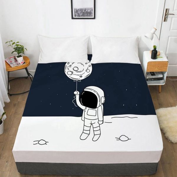sheets & sets 3d bed sheet with elastic fitted double mattress cover 135/150/180/200/160x200 cartoon kids bedding for baby boy astronaut
sheets & sets 3d bed sheet with elastic fitted double mattress cover 135/150/180/200/160x200 cartoon kids bedding for baby boy astronaut