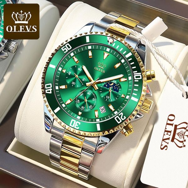 olevs mens watch brand quality multifunctional timing three-eye luminous waterproof watch fast shipping relogio masculinog, Slivery;brown
olevs mens watch brand quality multifunctional timing three-eye luminous waterproof watch fast shipping relogio masculinog, Slivery;brown