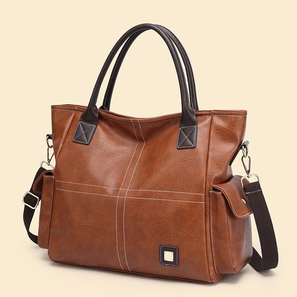 cross body super capacity shoulder bag elegant temperament versatile simple european and american retro handbag handbags
cross body super capacity shoulder bag elegant temperament versatile simple european and american retro handbag handbags