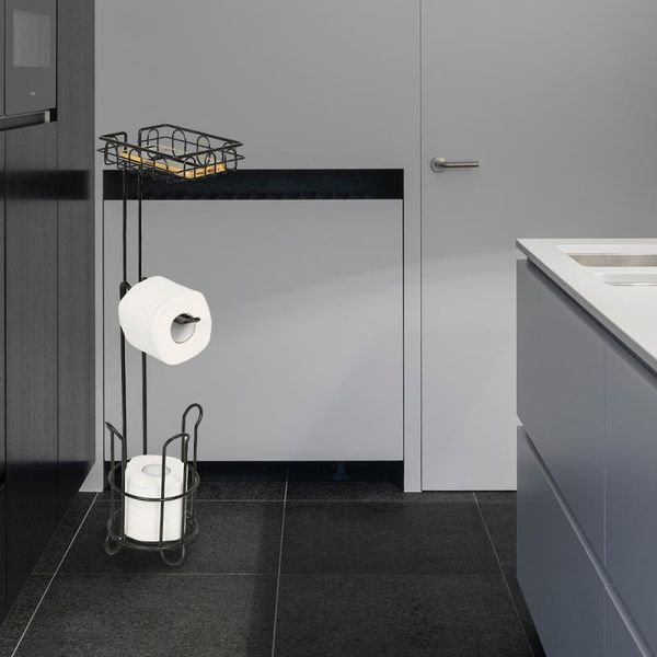 toilet paper holders 12.8*14.4*56.2cm holder tissue rack stand bathroom kitchen roll hook modern black hanger
toilet paper holders 12.8*14.4*56.2cm holder tissue rack stand bathroom kitchen roll hook modern black hanger