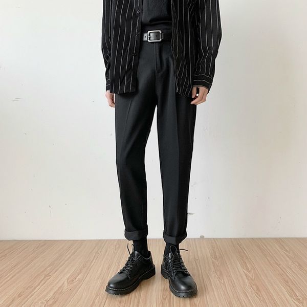 men's pants leisure western-style trousers male trouser casual formal fashion business design cotton slim fit suit m-2xl 4cig, Black
men's pants leisure western-style trousers male trouser casual formal fashion business design cotton slim fit suit m-2xl 4cig, Black