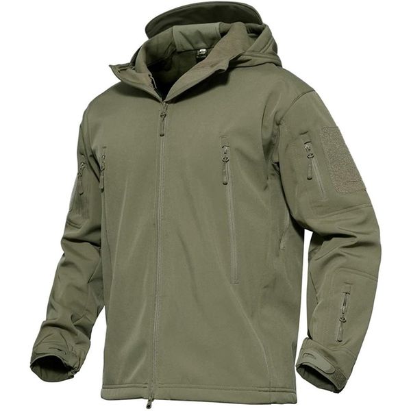tactical jacket men's hooded military thermal fleece water resistant soft shell snow ski winter coat hiking outdoors outerwear 210811, Black;brown
tactical jacket men's hooded military thermal fleece water resistant soft shell snow ski winter coat hiking outdoors outerwear 210811, Black;brown