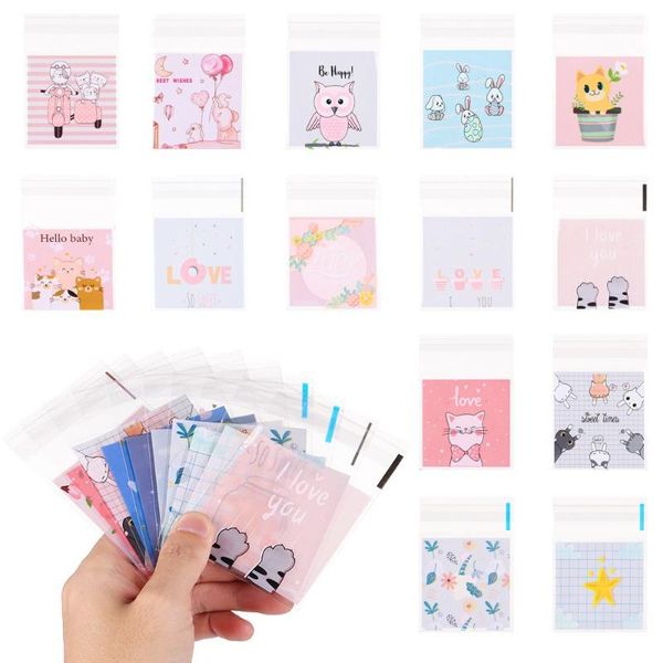 gift wrap 100pcs 7x7cm cartoon party supplies packages opp bags plastic cookie pocket self-adhesive candy bag cute bow design
gift wrap 100pcs 7x7cm cartoon party supplies packages opp bags plastic cookie pocket self-adhesive candy bag cute bow design
