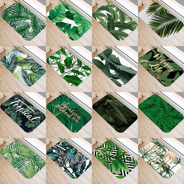 carpets tropical palm leaf cactus monstera pattern 40*60 door mat coral velvet carpet rubber indoor floor mats non-anti-slip rug 48223-5
carpets tropical palm leaf cactus monstera pattern 40*60 door mat coral velvet carpet rubber indoor floor mats non-anti-slip rug 48223-5