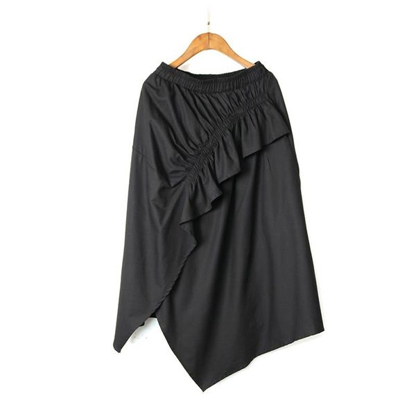 skirts fashion 2021 summer autumn simple elastic waist pleated stitching ruffles irregular loose a-line half -body skirt women, Black
skirts fashion 2021 summer autumn simple elastic waist pleated stitching ruffles irregular loose a-line half -body skirt women, Black