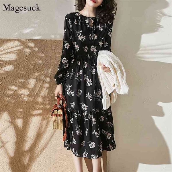spring summer long sleeve dress women vintage floral print midi female lace-up elegant party es robe prom 13496 210512, Black;gray
spring summer long sleeve dress women vintage floral print midi female lace-up elegant party es robe prom 13496 210512, Black;gray