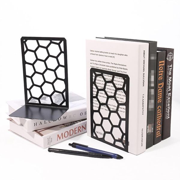 hooks & rails 2pcs home decorative bookends, honeycomb shaped hollow-out book stand, gift for bookworms, children, students 2021 fashion
hooks & rails 2pcs home decorative bookends, honeycomb shaped hollow-out book stand, gift for bookworms, children, students 2021 fashion
