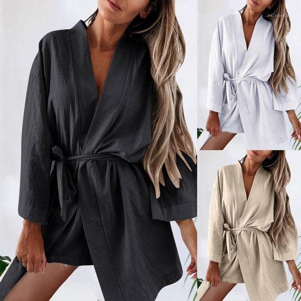 casual dresses lace up women v-neck kimono cardigan mini dress cotton linen long sleeve sashes dresse robe loose autumn vestidos, Black;gray
casual dresses lace up women v-neck kimono cardigan mini dress cotton linen long sleeve sashes dresse robe loose autumn vestidos, Black;gray