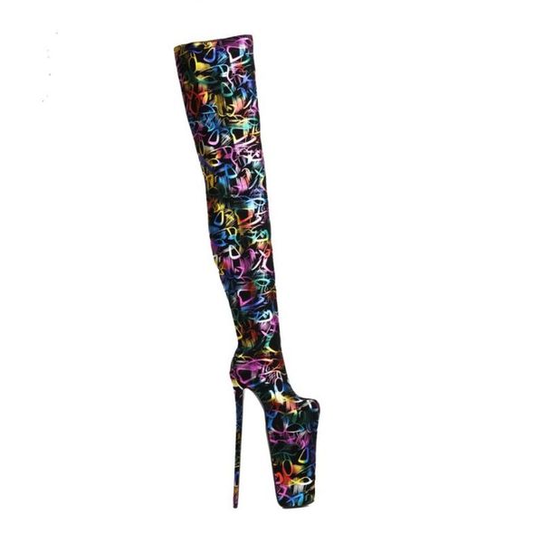 boots oeing womens pointed toe match colors over knee thigh stilettos 30cm high heel shoes platform glitter long oversize34-50, Black
boots oeing womens pointed toe match colors over knee thigh stilettos 30cm high heel shoes platform glitter long oversize34-50, Black