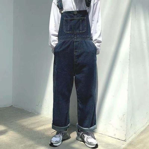 men's jeans 2021 sweatwear jumpsuits metal decoration blue color suspenders straight casual pants overalls trousers
men's jeans 2021 sweatwear jumpsuits metal decoration blue color suspenders straight casual pants overalls trousers
