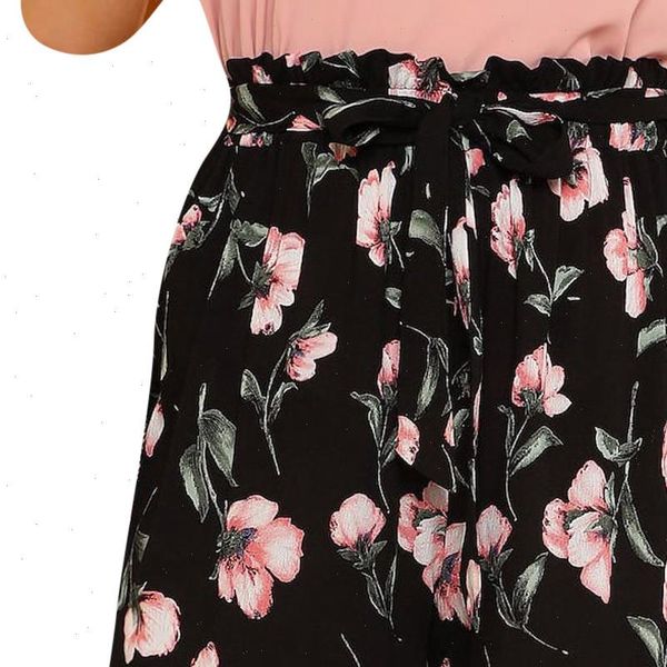 fashion women shorts womens bohemian casual plus size print high waist pleated stretch belt wide leg pantalones de para mujer, White;black
fashion women shorts womens bohemian casual plus size print high waist pleated stretch belt wide leg pantalones de para mujer, White;black
