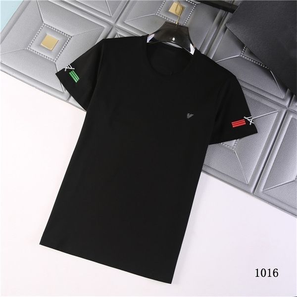 summer designer new trendy brand men's t-shirt pure cotton short-sleeved fashion all-match24o, White;black
summer designer new trendy brand men's t-shirt pure cotton short-sleeved fashion all-match24o, White;black