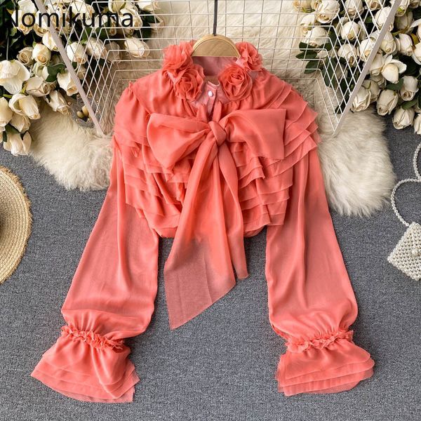 nomikuma blouse women 3d flowers o-neck blouse shirt causal puff sleeve ruffle patchwork spring new blusas mujer 6f571 210427, White
nomikuma blouse women 3d flowers o-neck blouse shirt causal puff sleeve ruffle patchwork spring new blusas mujer 6f571 210427, White