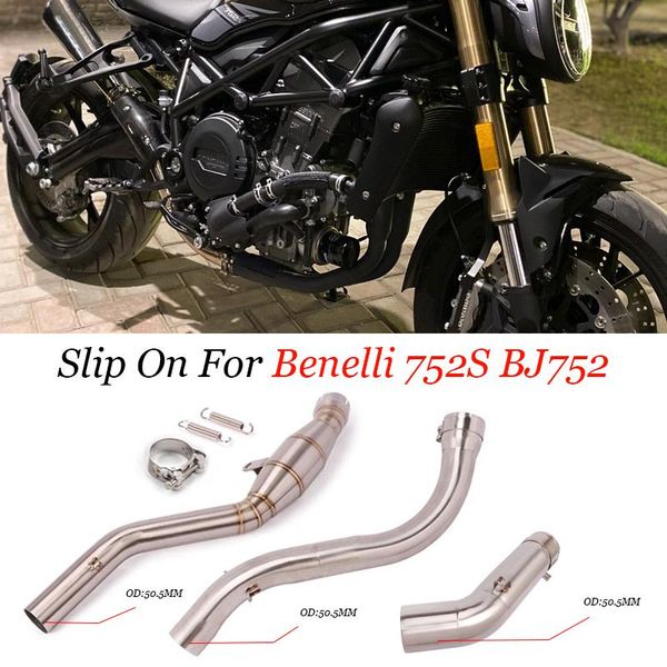 slip on for benelli 752s bj752 motorcycle exhaust pipe system escape modify tube link catalyst delete eliminator enhanced
slip on for benelli 752s bj752 motorcycle exhaust pipe system escape modify tube link catalyst delete eliminator enhanced