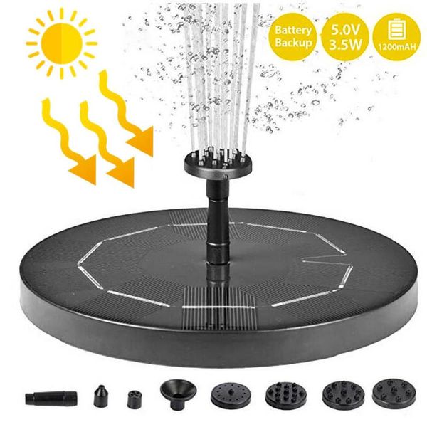fast delivery solar pump 3.5w standing floating bird bath water pumps fountain for garden yard decoration decorations
fast delivery solar pump 3.5w standing floating bird bath water pumps fountain for garden yard decoration decorations