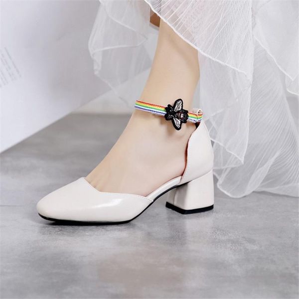 summer bowknot women sandals chunky block thick med heels square toe ankle strap shoes ladies office hook, Black
summer bowknot women sandals chunky block thick med heels square toe ankle strap shoes ladies office hook, Black