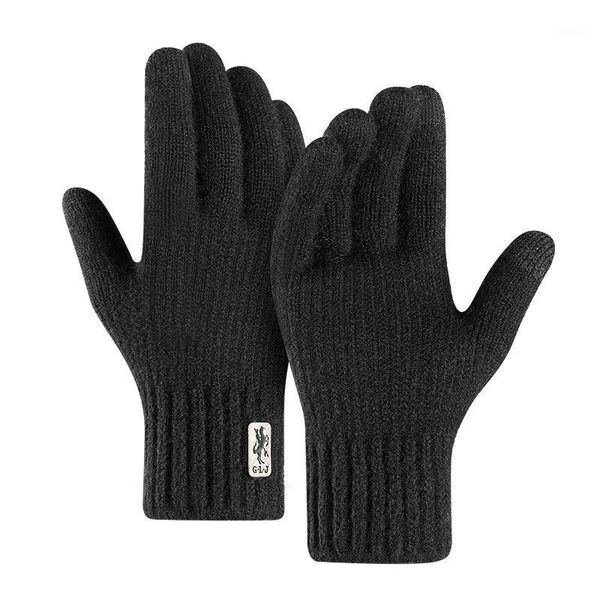 pair autumn winter knitted touch screen gloves thermal for men and women cycling1, Black
pair autumn winter knitted touch screen gloves thermal for men and women cycling1, Black