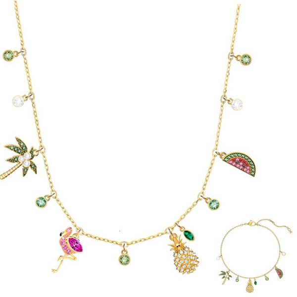 earrings & necklace 2021 crystal pineapple tree hanging coconut bracelet women's exquisite jewelry choker gothic vintage christmas gift, Silver
earrings & necklace 2021 crystal pineapple tree hanging coconut bracelet women's exquisite jewelry choker gothic vintage christmas gift, Silver