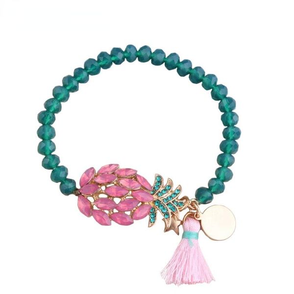 charm bracelets crystal bead tassel pulsera pineapple de madera bracelet elastic thread bohemian sweetness jewelry wholesale, Golden;silver
charm bracelets crystal bead tassel pulsera pineapple de madera bracelet elastic thread bohemian sweetness jewelry wholesale, Golden;silver