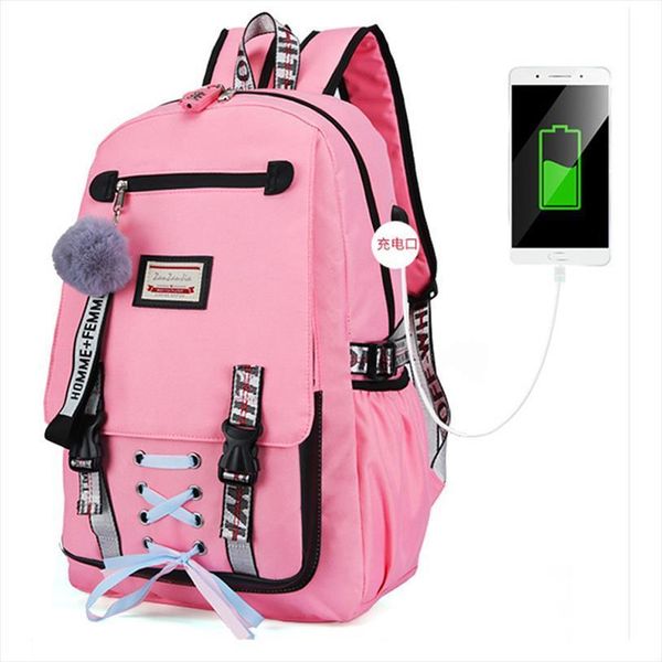 usb charging fashion female book bag backpack schoolbag cute school travel pack for women teenage teenagers girls
usb charging fashion female book bag backpack schoolbag cute school travel pack for women teenage teenagers girls