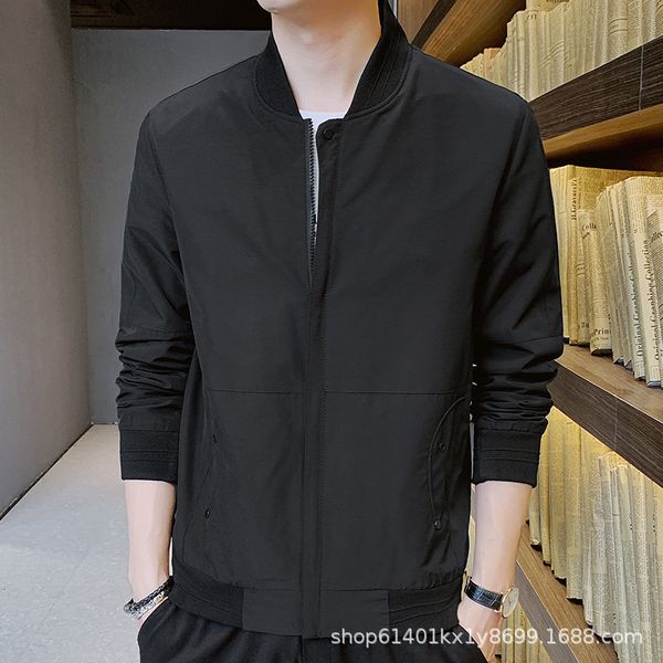 jackets 2021 hoodls men's et slim fit busins zipper fashion brand stand collar solid color coat autumn and winter, Black;brown
jackets 2021 hoodls men's et slim fit busins zipper fashion brand stand collar solid color coat autumn and winter, Black;brown