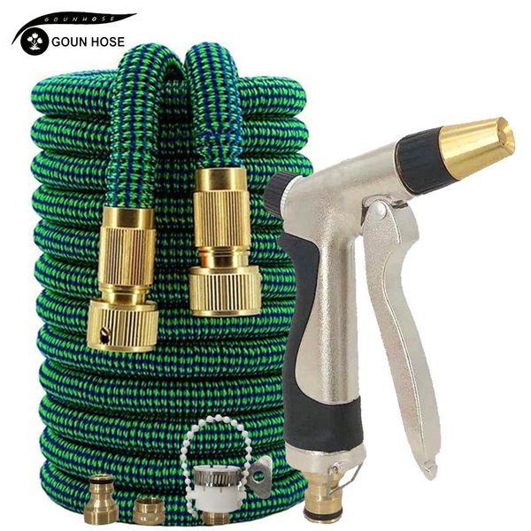 watering equipments 16ft-150ft expandable garden hose with water gun adjustable nozzle flexible pipe high pressure spray foam for car wash
watering equipments 16ft-150ft expandable garden hose with water gun adjustable nozzle flexible pipe high pressure spray foam for car wash