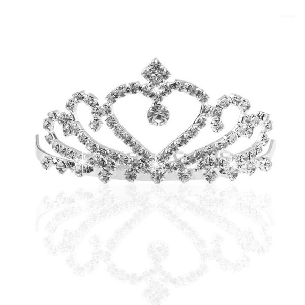 wedding bridal sparkling crystal rhinestones crown / tiara headband with comb (silver)1
wedding bridal sparkling crystal rhinestones crown / tiara headband with comb (silver)1