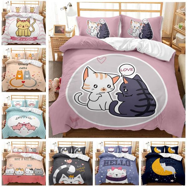 bedding sets cartoon cats american singer quilt bed cover duvet pillow case 2-3 pieces children shensu
bedding sets cartoon cats american singer quilt bed cover duvet pillow case 2-3 pieces children shensu