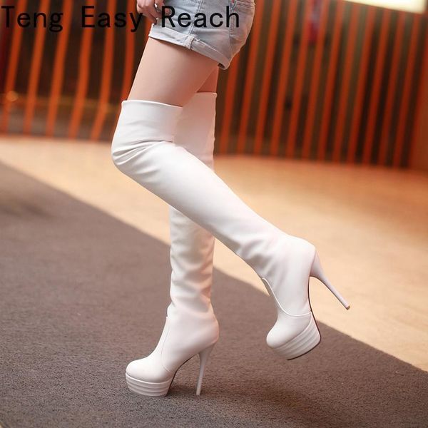 boots 2021 women over the knee high slip on winter shoes thin heel pointed toe all match boot long thigh sock botas, Black
boots 2021 women over the knee high slip on winter shoes thin heel pointed toe all match boot long thigh sock botas, Black