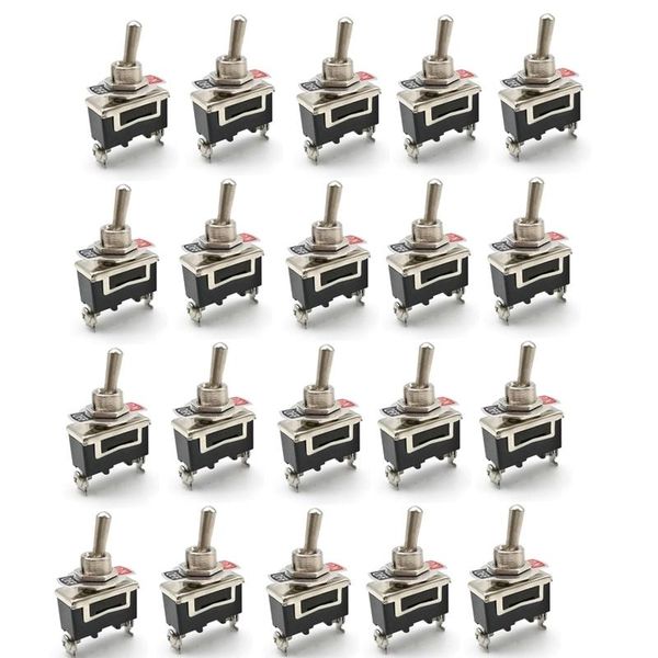 smart home control 20 pcs toggle switch spdt on/off/on 2 position 250vac 15a 1/2inch mounting hole tab terminal 1/4inch width
smart home control 20 pcs toggle switch spdt on/off/on 2 position 250vac 15a 1/2inch mounting hole tab terminal 1/4inch width