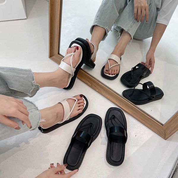 south korean thick bottom muffin wear clip foot net red herringbone slippers casual women's simple fashion sandals, Black
south korean thick bottom muffin wear clip foot net red herringbone slippers casual women's simple fashion sandals, Black
