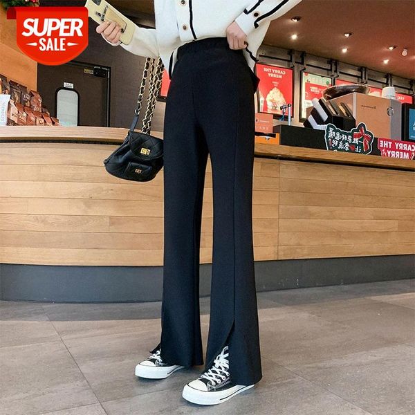 net celebrity with slit flared pants women's black straight-leg small size thin drape long #vw8p, Black;white
net celebrity with slit flared pants women's black straight-leg small size thin drape long #vw8p, Black;white